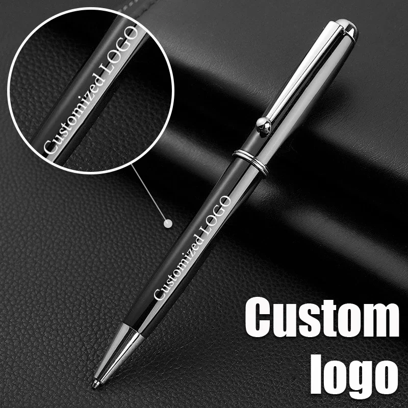 

High End Business Office Advertising Metal Ballpoint Pen Wholesale Custom Logo Name Signature Pen Writing Gaoshi Pen