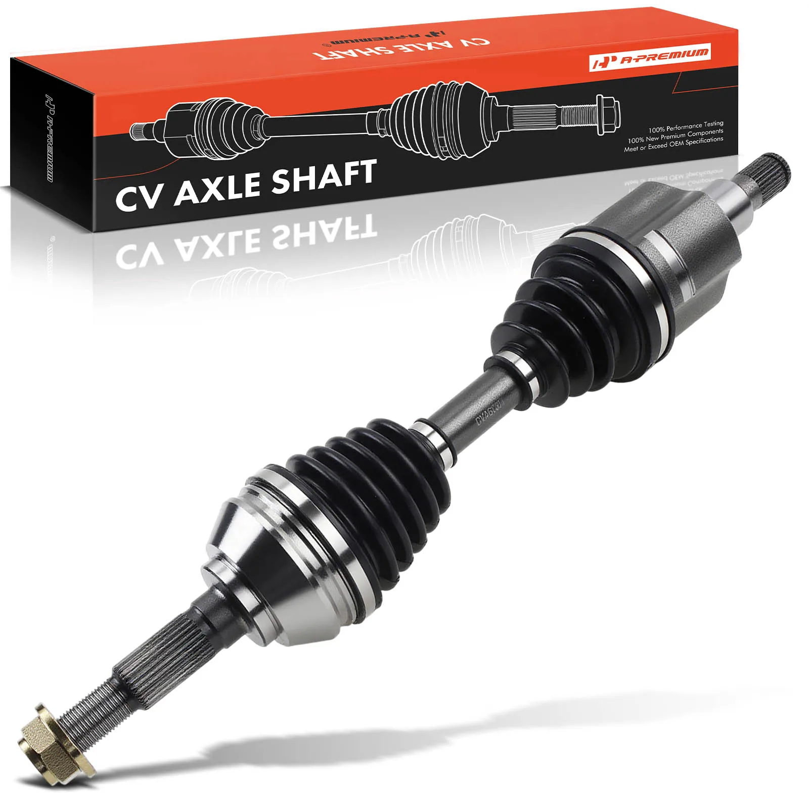 A-Premium Front Driver Side CV Axle Assembly for Chevrolet Blazer 1997-2005 GMC Jimmy 1997-2005 Sonoma 1997-2004 Isuzu Hombre