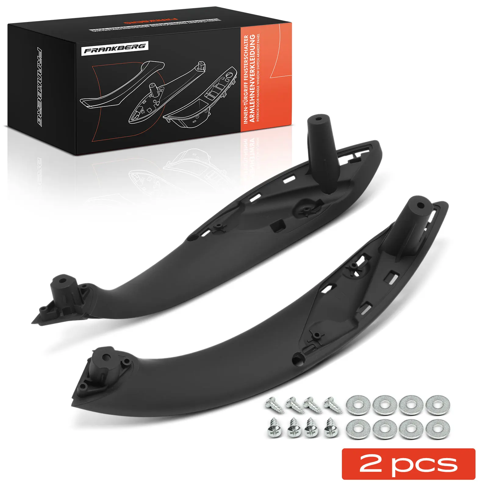 Frankberg 2x poignée de porte intérieure avant pour BMW 3 Touring Van F31 Série 3 F30 F80 51417279311 51417279312