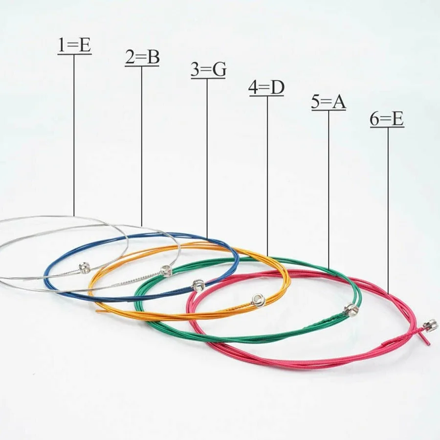 3 Sets of 6 Guitar Strings Replacement Steel String For Acoustic Guitar 1st6th - Image 4