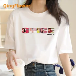 Spice Girls clothes summer top women japanese manga y2k tshirt t shirt y2k