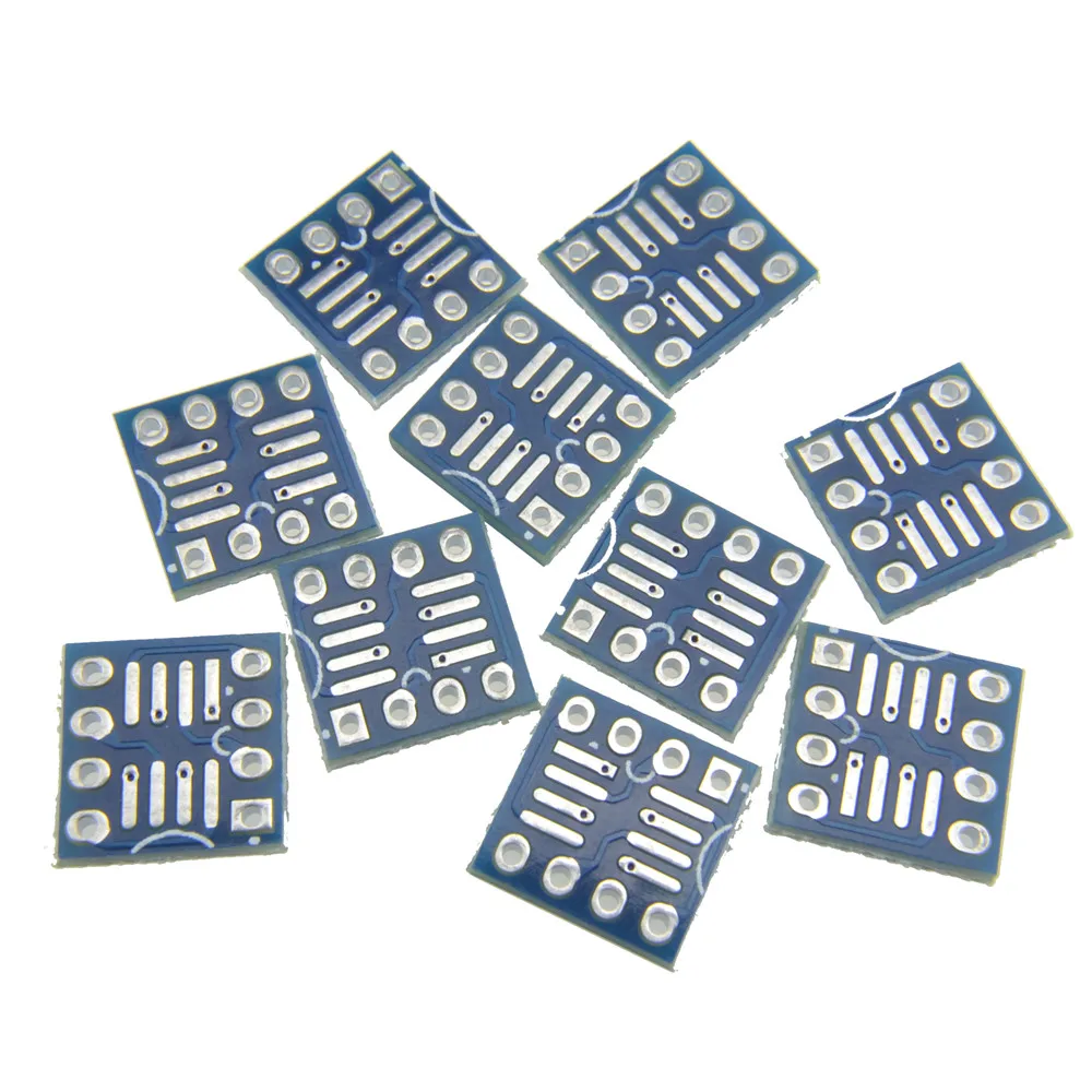 10PCS SOP8 SO8 SOIC8 TO DIP8 Interposer Board Pcb แผ่นอะแดปเตอร์ใหม่