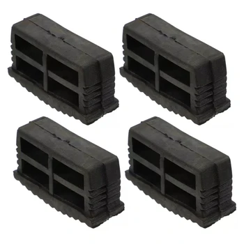 Coussinets en caoutchouc antidérapants pour pieds d'échelle, couvre-pieds, tapis de meubles, protection de chaise, accessoires de couverture, capuchon de marche au sol, 4 pièces