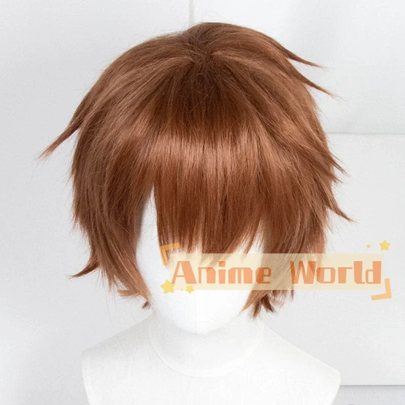 Suzaku Kururugi Cosplay Wig Halloween Synthetic Hair Heat