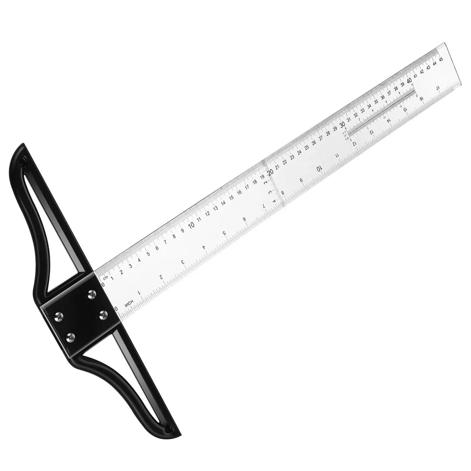 Drawing Rulers for Artists Drafting Table Square Clear Shaped Carpenter's Depth Architect Architecture Supplies