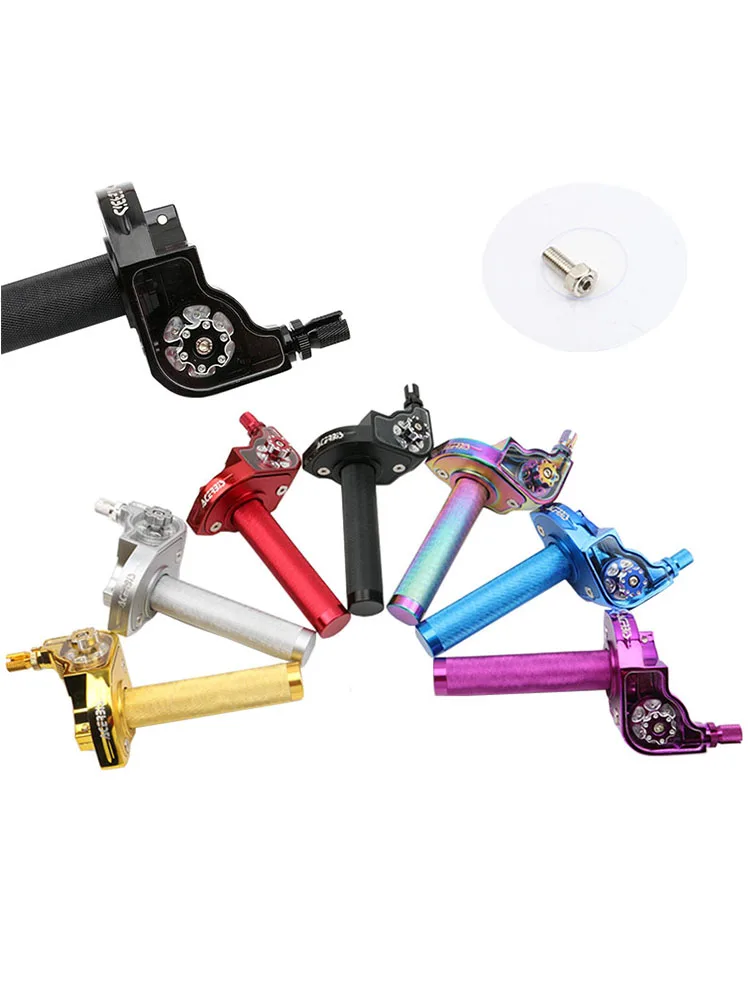 AliExpress PowerMotor 22mm Universal Aluminum Accelerator Throttle Twist Grips Handlebars For Motorcycle Moped Scooter Bike M10*1.5