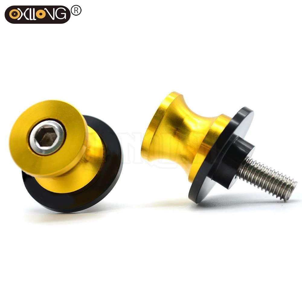 For YAMAHA YZF R1 R3 R6 R25 YZF-R1 YZF-R3 YZF-R6 2013-2019 Motorcycle Accessories Swingarm Spools Slider CNC Stand Screw 6mm