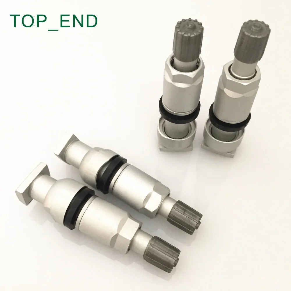 4 stks/set, TPMS Bandventielen voor JEEP Wrangler Legering Tubeless Ventiel Bandenspanningscontrolesysteem Sensor Stem