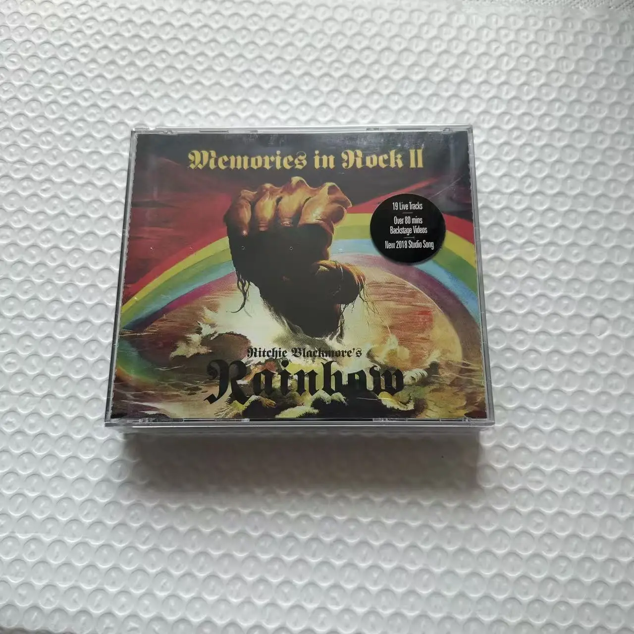 

Retro Rainbow Music CD Ritchie Blackmore's Rainbow Memories Album 2pcs Music Record+1pcs DVD Walkman Car Soundtracks Box