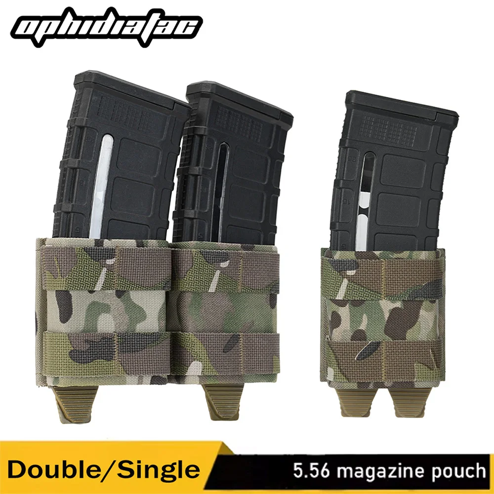 OPHIDIANTAC FAST 5.56 pochette pour magazines simple/Double/Triple TAC gilet mello sac d'accessoires pochette MAG