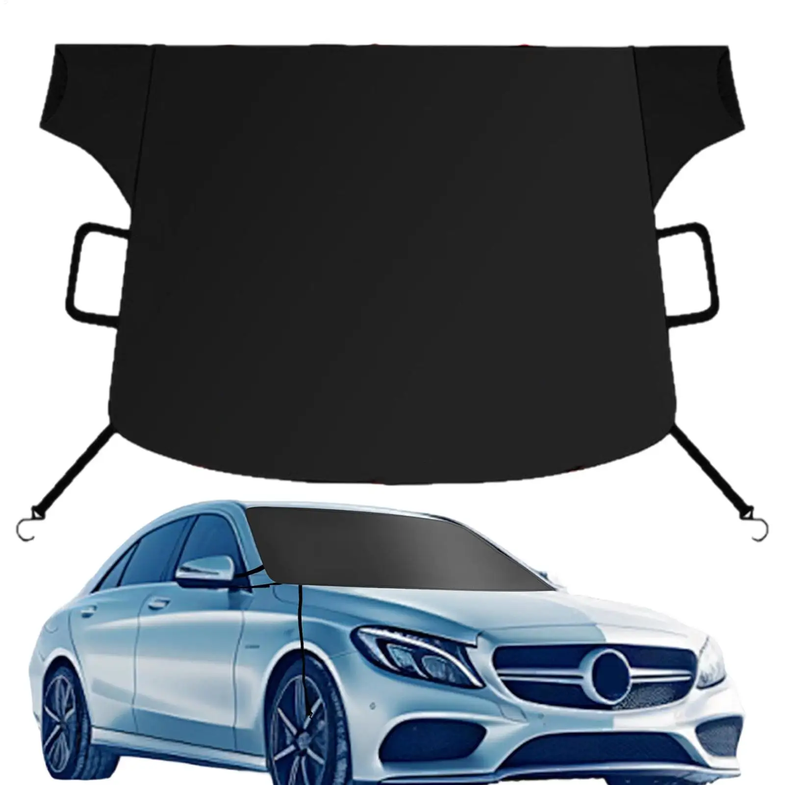 

Лобовое стекло автомобиля, снежный чехол, магнитный Оксфордский брезент, автомобильный чехол для снега, внедорожника, грузовика, Ван, седан, авто, окно автомобиля, зима