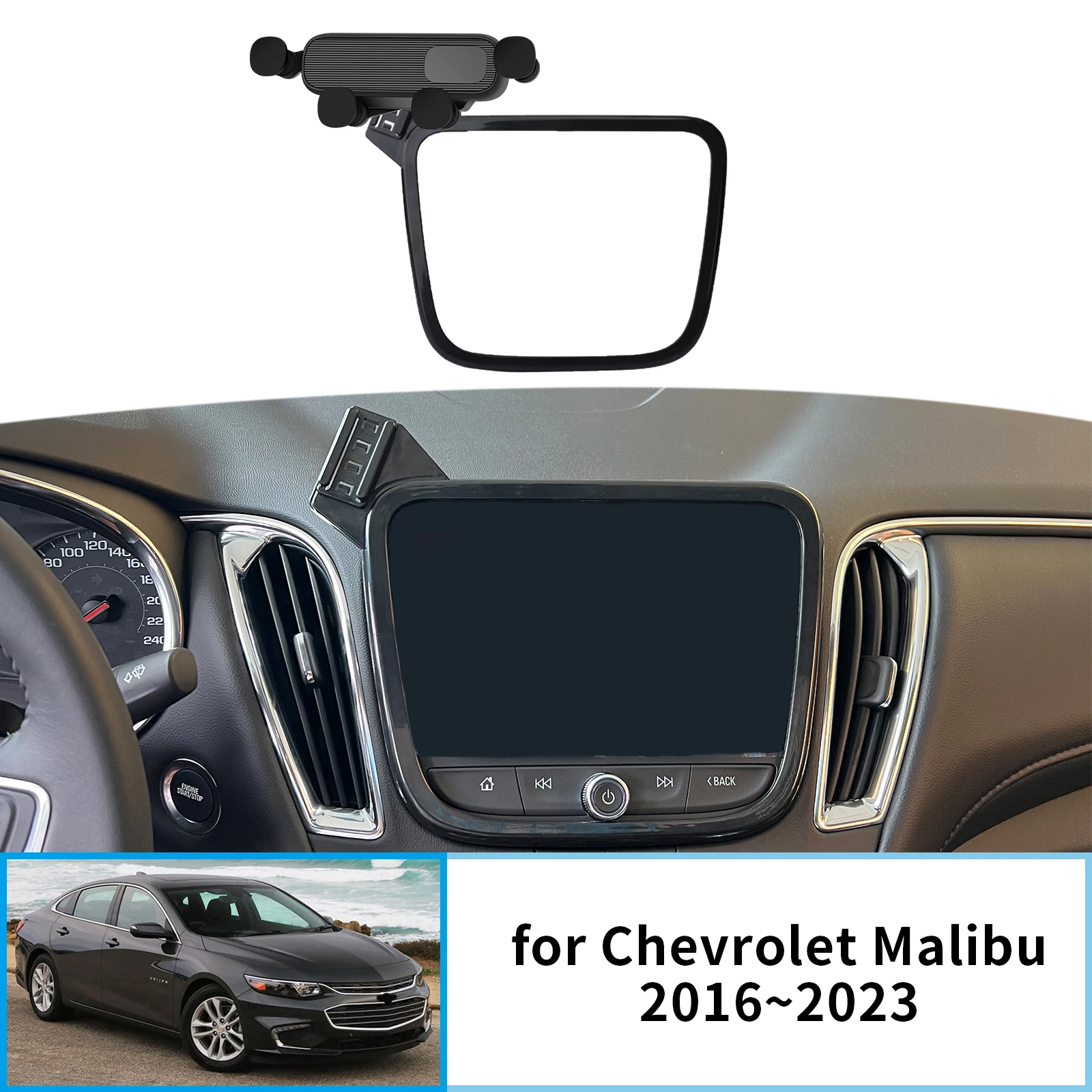 

Car Mobile Phone Holder for Chevrolet Malibu 2016~2023 GPS Bracket Navigation Stand Auto Accessories