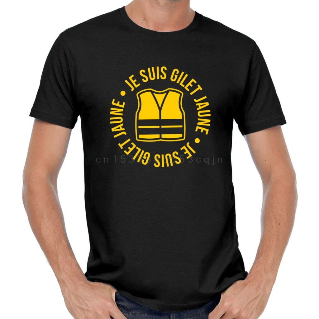 Je suis Gilet Jaune Gelbwesten Gelbe Westen Weste Yellow Vest Protest T-Shirt