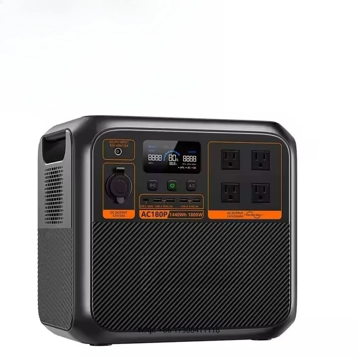Portable Solar Generator AC180P 2000W Portable Power Station Renewable Energy Camping Backup Generator