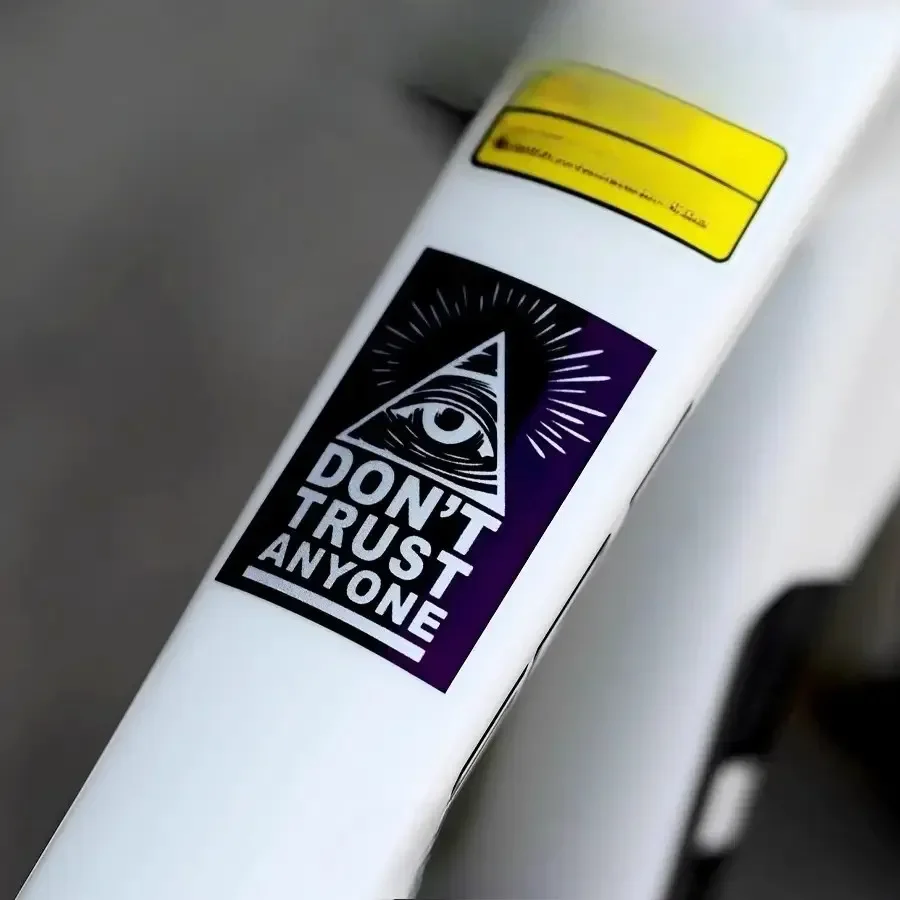 

1 компл., художественная эмблема «Не доверь в любом одном», набор наклеек для автомобиля, мотоцикла, жирный авто мото декор