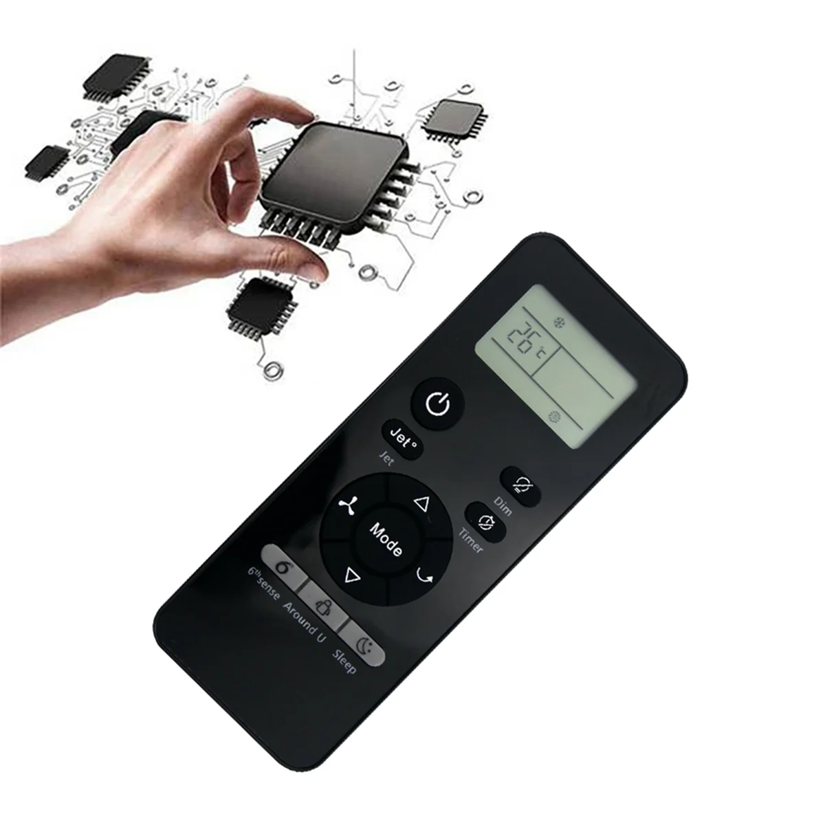 A57G-Replace DG11J2-31 AC Remote Control for Hisense DG11J2-31 Air Conditioner Remote Control