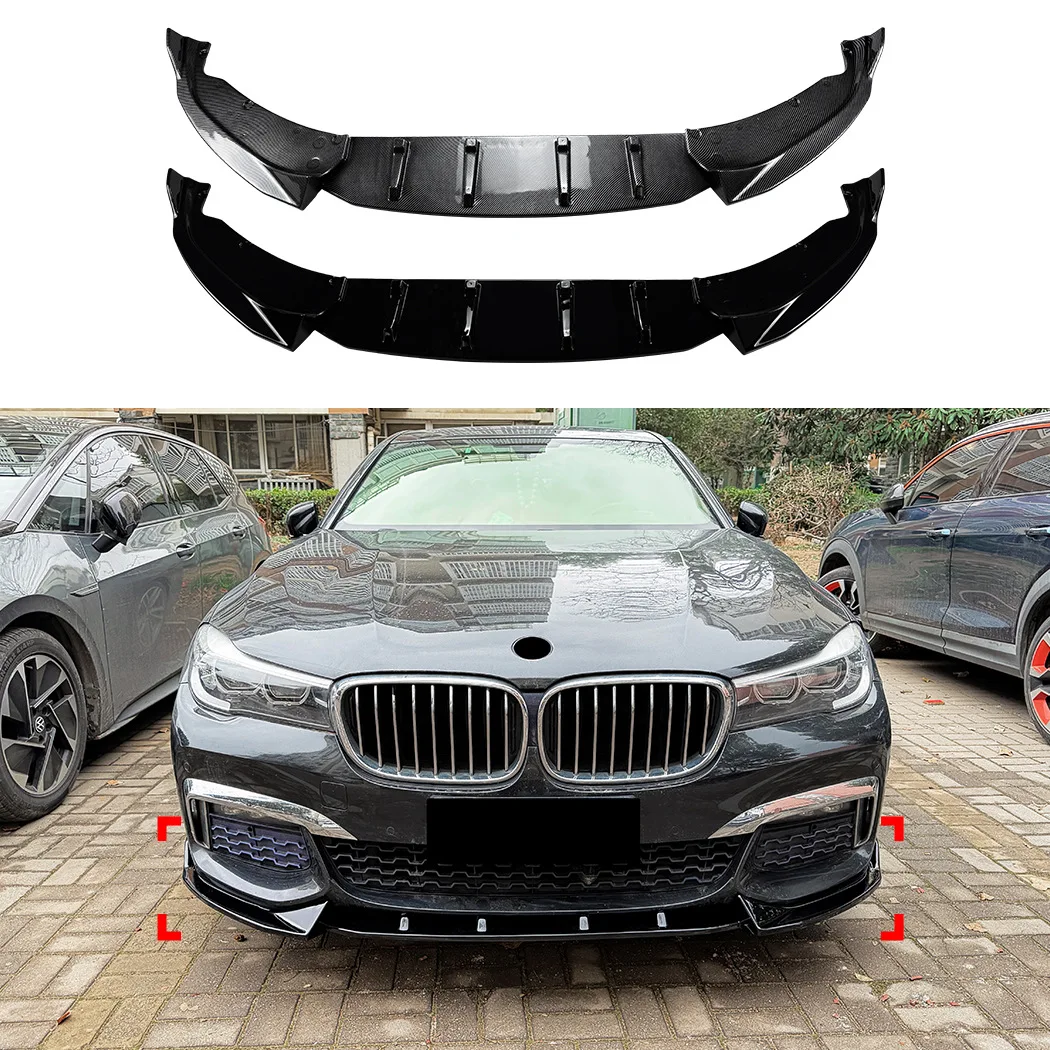 

For BMW 7 Series G11 G12 M Sport 2016-2018 Car Front Bumper Lip Splitter Diffuser Lip Body Kit Car Spoiler Bumper Accessories