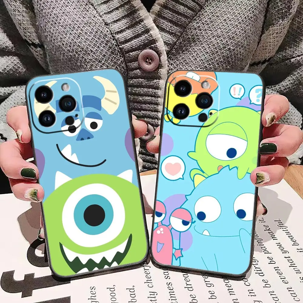 Anime M-Monsters INC Phone Case For iphone Apple 15 14 13 12 11 Pro XS Max Mini X SE 8 7 Plus Case Funda Coque Capa Shell Cover