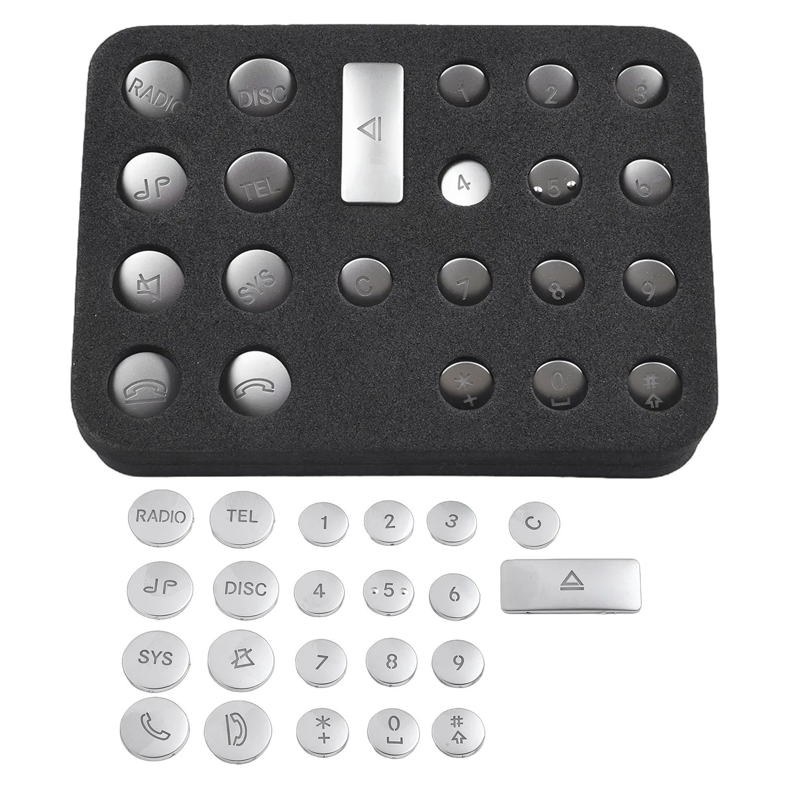 

Enhance Safety and Function with Car Air Condition CD Panel Button Trim for MercedesBenz C Class W204 GLK X204