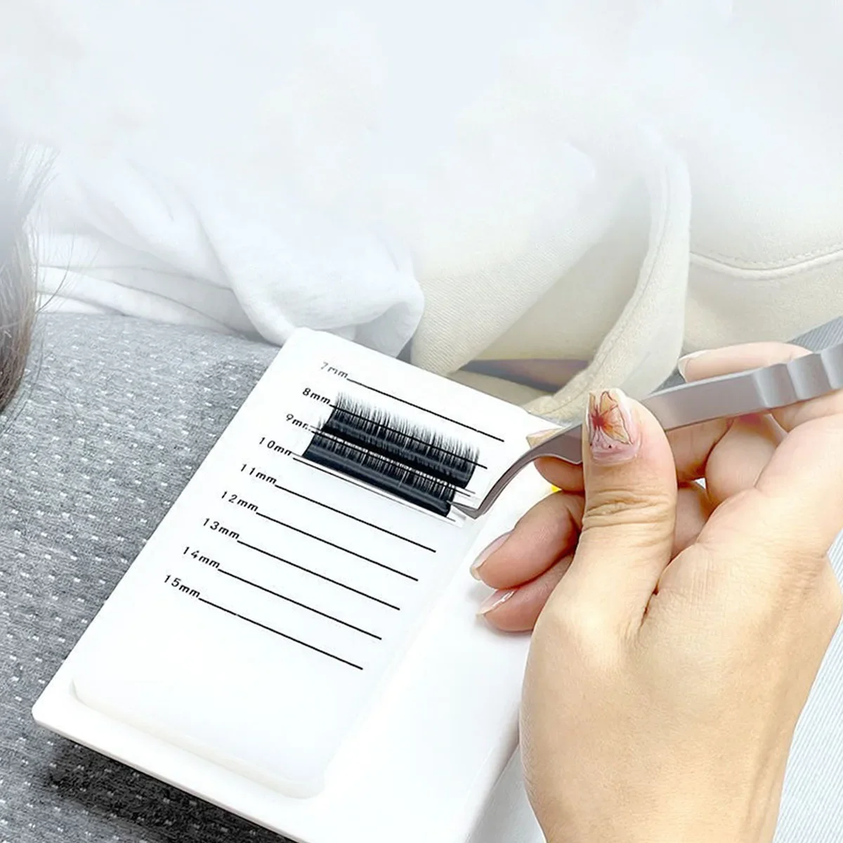 1pc cílios travesseiro console cílios extensão suporte profissional reutilizável conveniente cílios almofada cola titular ferramenta de maquiagem