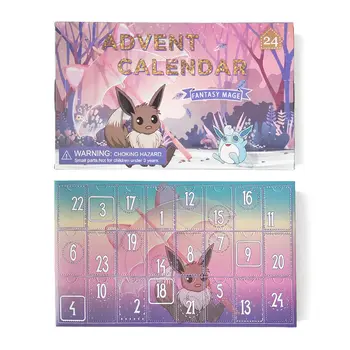 Adventní kalendář dětské hračky vánoční odpočítávací kalendář 24 ks/sada kreslený anime model malá panenka dekorace hračky dětský dárek 12 nejlepší prodej Adventní kalendář Minecraftu - №3