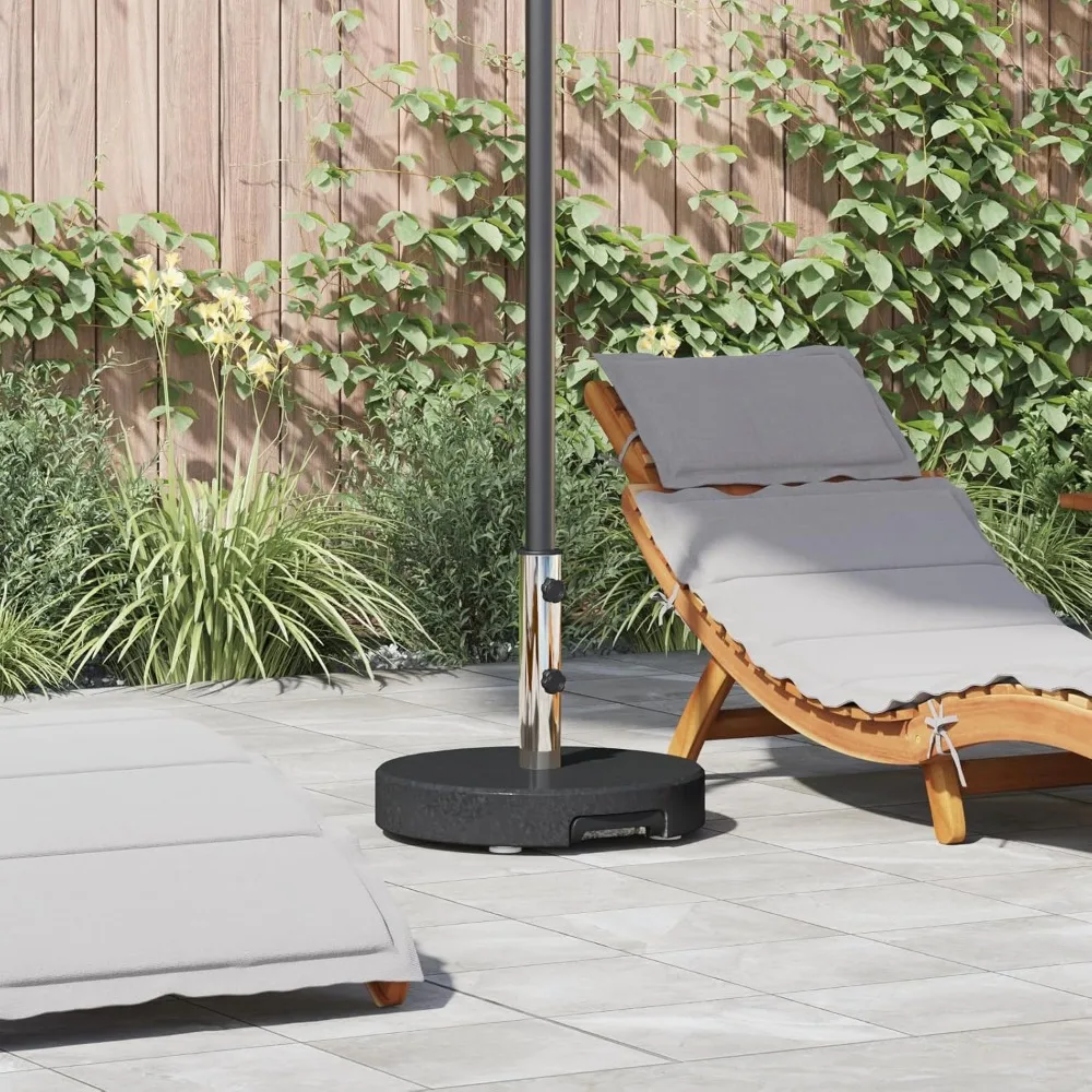 

Wheeled Parasol Base with Handle Black Granite 64 lbs Round,Home & Garden,Lawn & Garden,Outdoor Living,Outdoor Umbrella & Paraso