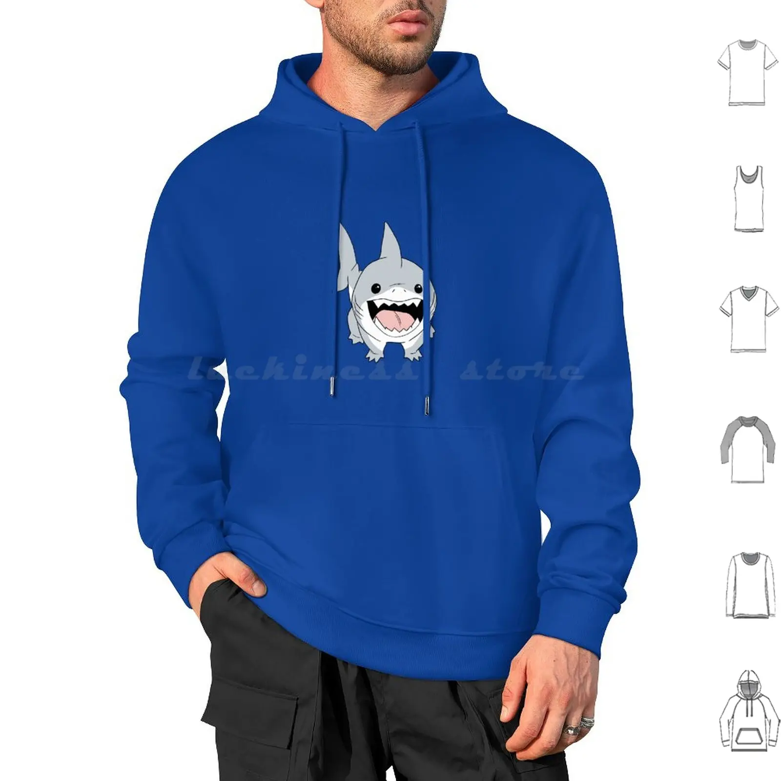 Happy Jeff! Hoodies Long Sleeve Jeff The Land Shark Jeff The Landshark Kaye Bishop Hawkeye Pizza Dog Shiklah Pets