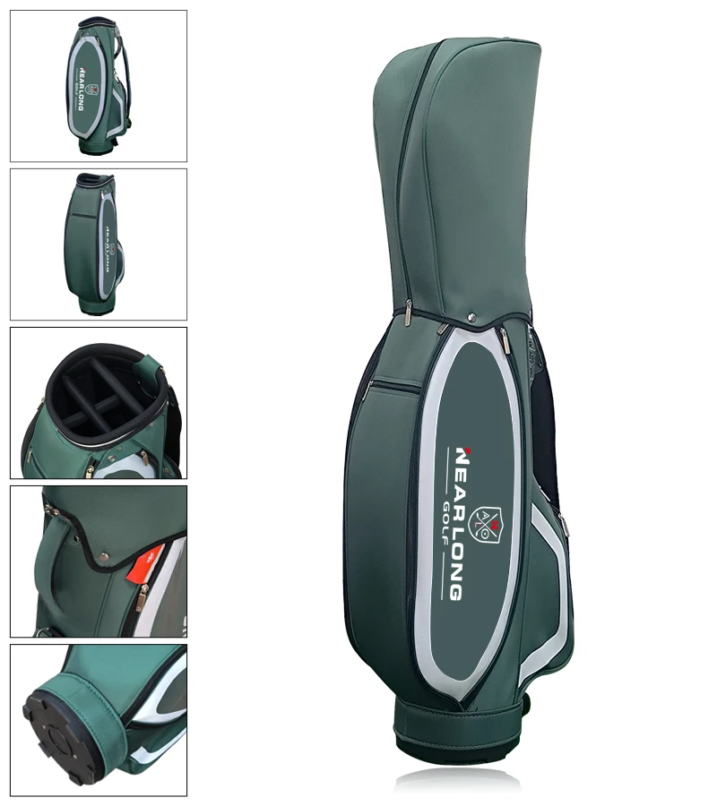 Golf Bag Cooler ASL001 PU Waterproof 10-way Divider Adjustable Strap Multiple Storage Pockets Temperature Portable view 3