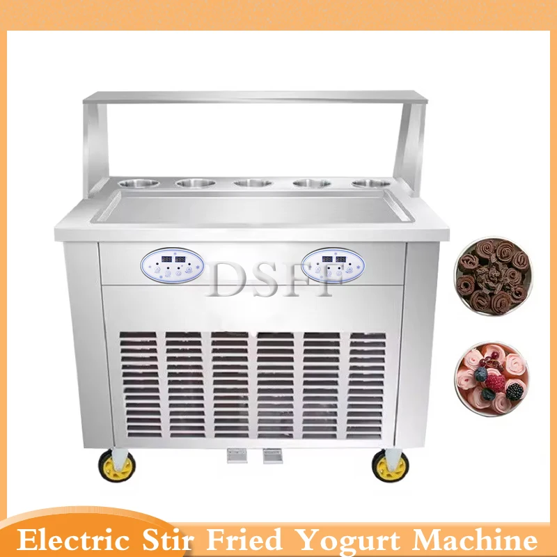 Heißer Verkauf Single Pot Thai Fried Ice Cream Roll Machine Kommerzielle Frozen Stir Fried Yogurt Machine