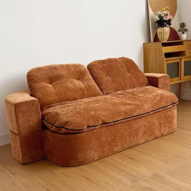 Vintage Style Vacuum Compression Creative Kangaroo Sofa Foldable Dual-Use Lazy Sofa Bed