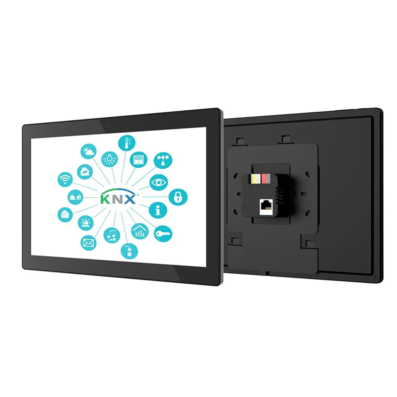 Factory Wholesale New Smart Wall Touch Switch LED Indicator Glass Panel RK3566 Controller Android OS WIFI Business Use-US/EU