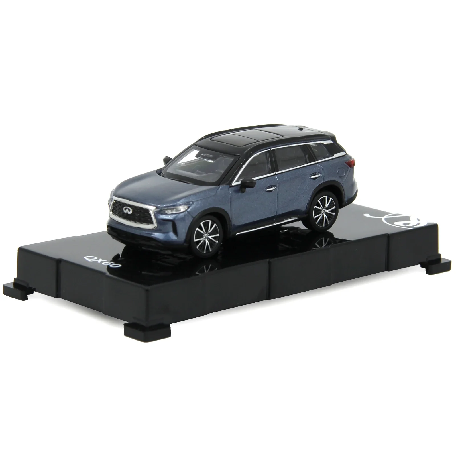 1:64 Scale Infiniti QX60 2022 Car Model for Men 1/64 Diecast Miniature Metal Static Simulation Vehicles Model Toys Birthday Gift