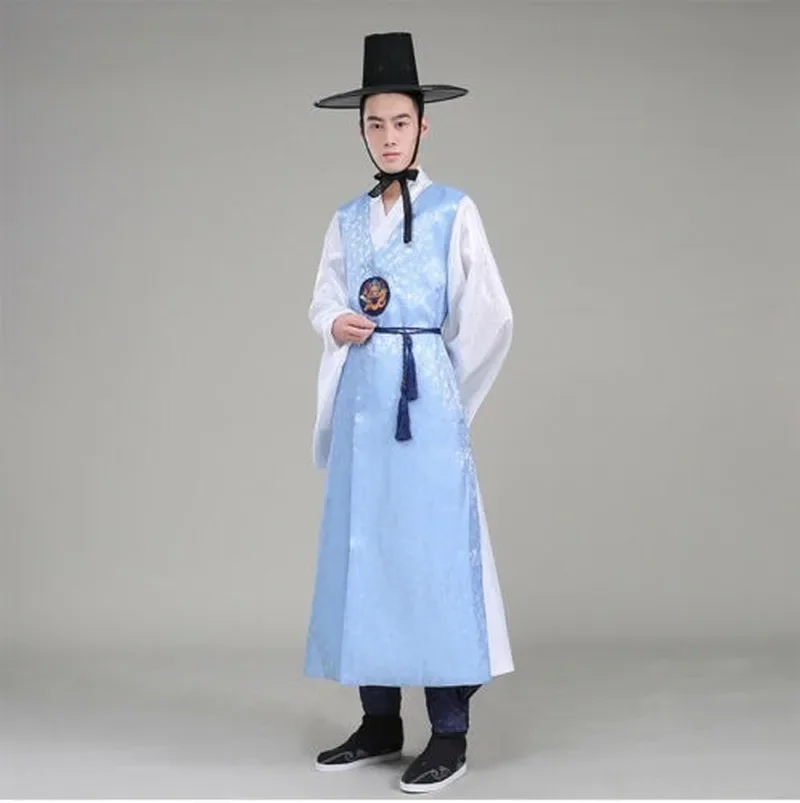 Fashion Korean Tratiditional Men Hanbok Hat Korean Hanbok Accessory Hanfu Hat Cosplay Party Hallowen Cosplay Gifts