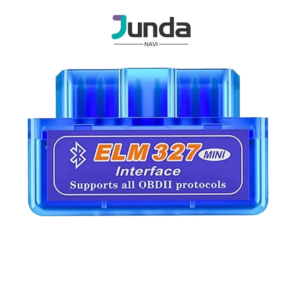 

Автомобильный диагностический сканер Junda Navi - Bluetooth ELM327 V2.1 OBD 2, считыватель кодов, инструмент для диагностики автомобиля, Супер Мини ELM 327 для Android