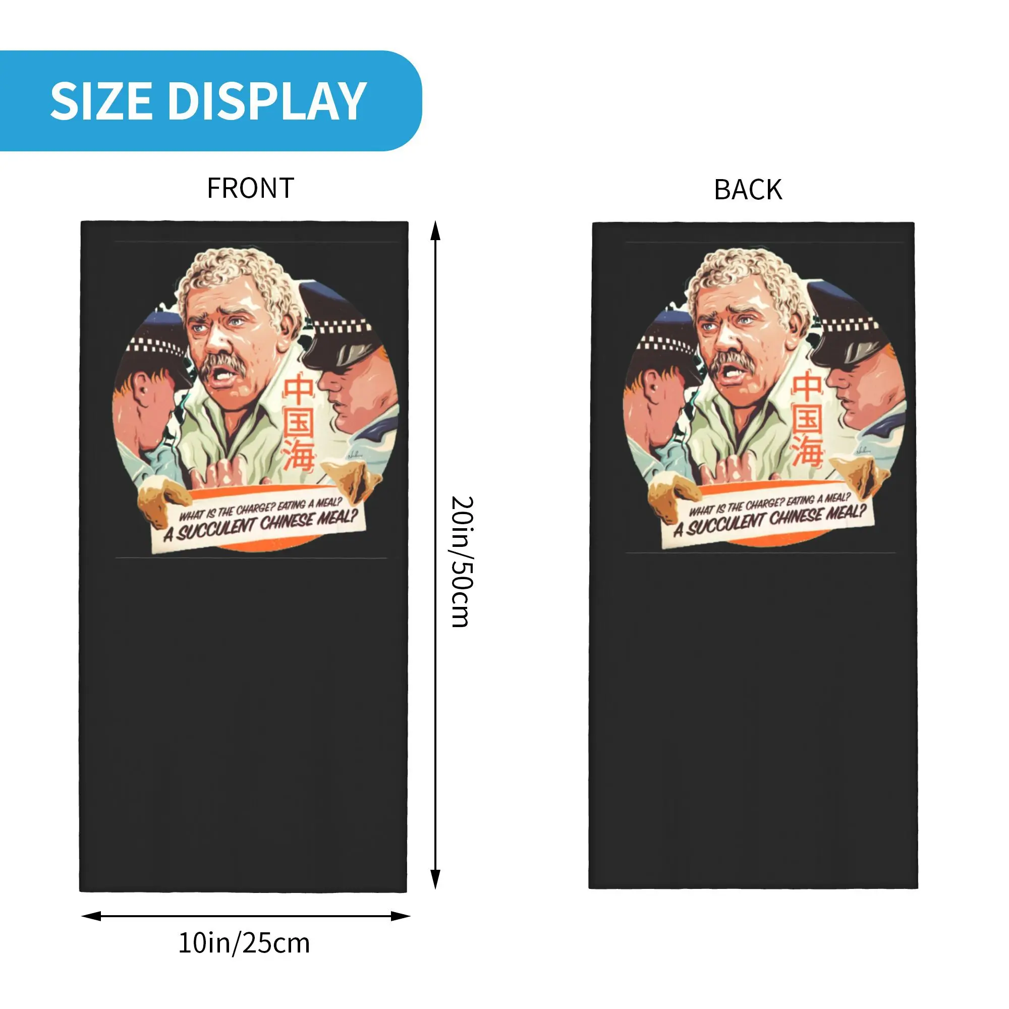 A Succulent Chinese Meal Bandana Neck Cover Printed Wrap Scarf Multi-use Cycling Scarf Cycling For Men Women Adult All Season