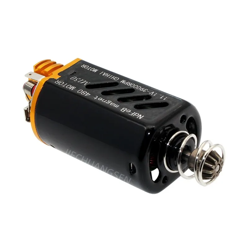 Imagem -03 - Ndfeb Motor de Torque de Alta Velocidade com Engrenagem Metálica D-hole Aço Magnético Eixo Curto Alta Velocidade 480 M15 M160 n ° 3