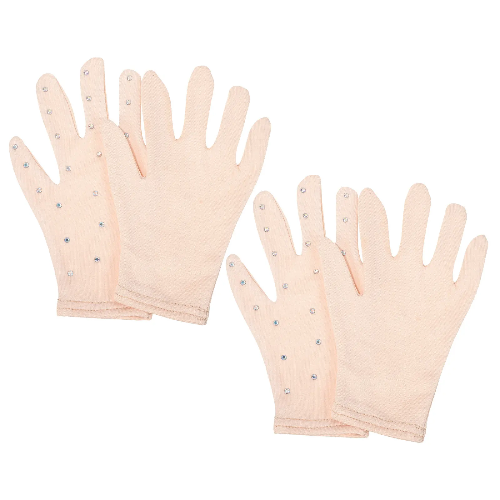 

Перчатки для фигурного катания, детские, маленькие, с блестками, для выступлений на льду, теплые, для костюмов, для шоу, с надежной фиксацией