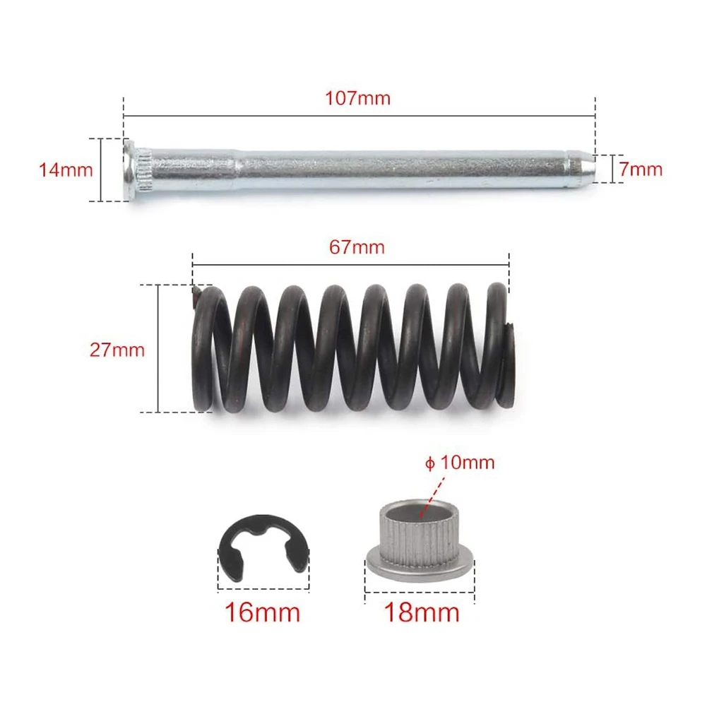 Front or Rear Door Hinge Pin and Spring with Bushing Repair/Rebuild Kit for Chevrolet Blazer S10 S15 GMC ,93356553