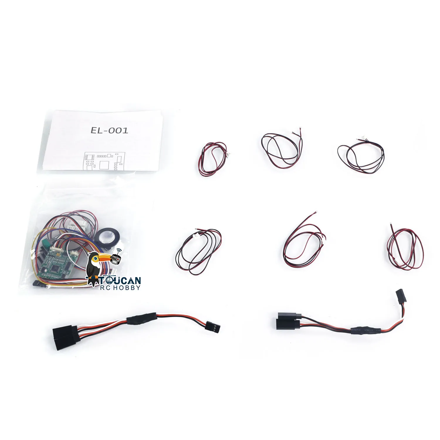 

LESU 2 In 1 Sound Light System Set For 1/10 RC Off-Road Vehicles U406 Outdoor Toys TH21622