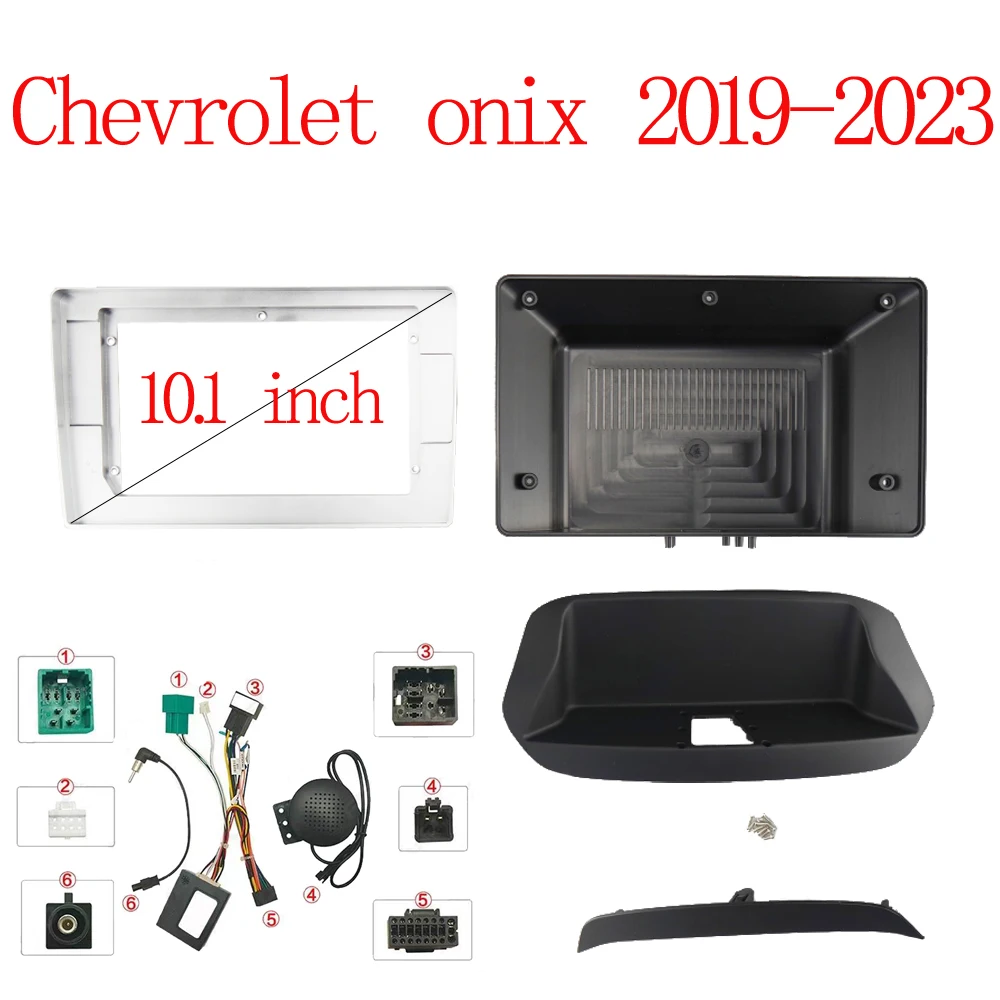 For 2019+ CHEVROLET ONIX (10.1INCH) Car Radio Fascias Android GPS MP5 Stereo Player 2 Din Head Unit Panel Dash Frame Installatio