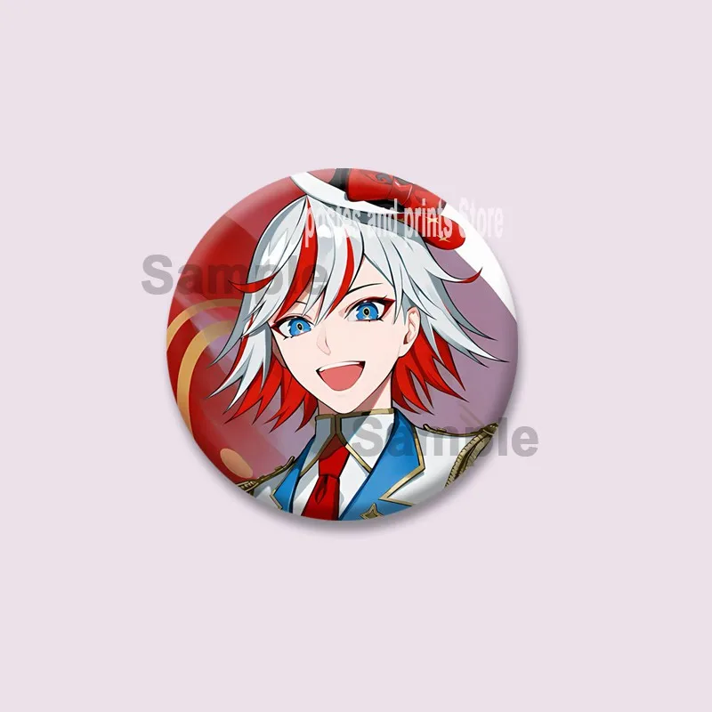 Anime Game 18trip Enamel Brooch Cartoon Idol Hallritt Renga Nishizono Kafka Badges Lapel Pin for Backpack Clothing Accessories