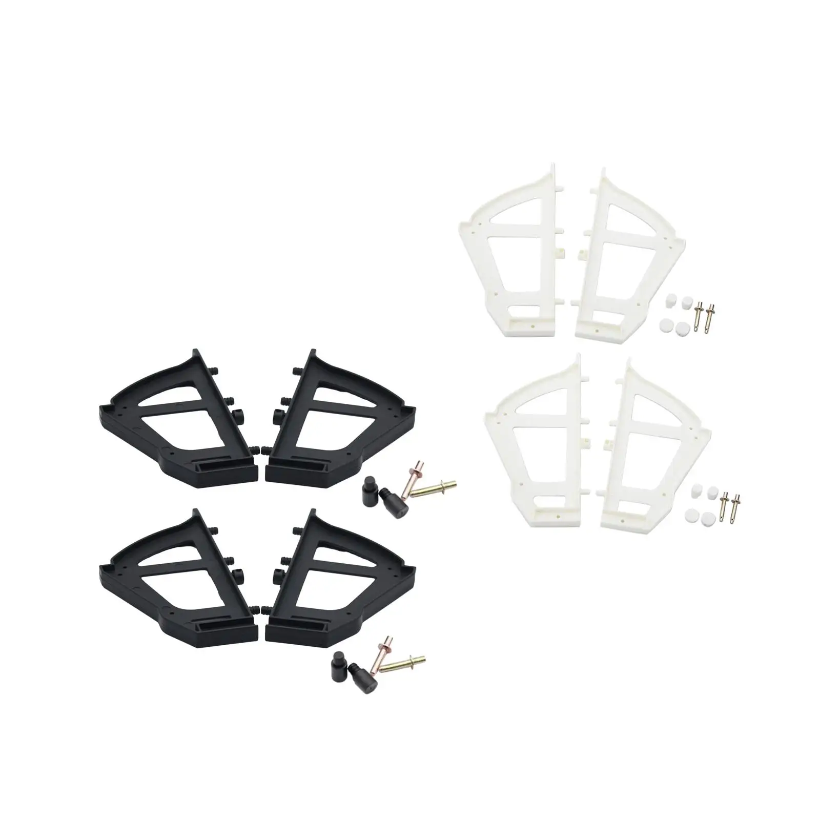 4Pcs Shoe Cabinet Hinges Easy Installation Household Home Furniture Shoes Drawer Hinge for Porch Living Room Bedroom Indoor