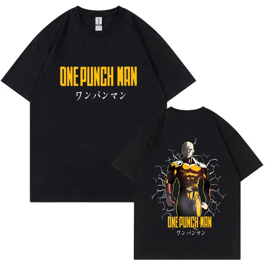 

Limited Anime One Punch Man Saitama Graphic T-shirt Men Women Clothing Japanese Manga Oversized T Shirts Unisex Soft Cotton Tops