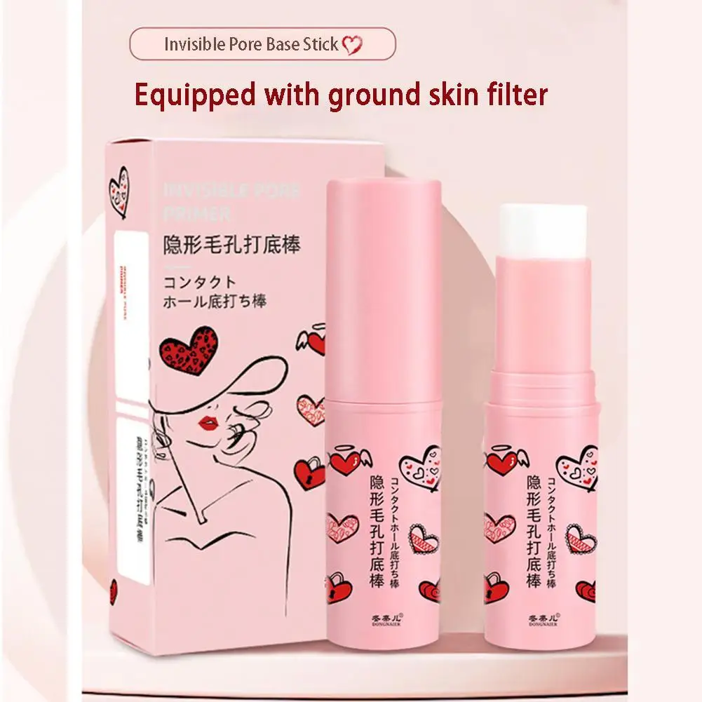 Magical Pore Eraser Primer Stick, corretivo de Poros Invisível, maquiagem frontal isolante, rosto hidratante, novo, C1x2, 2023