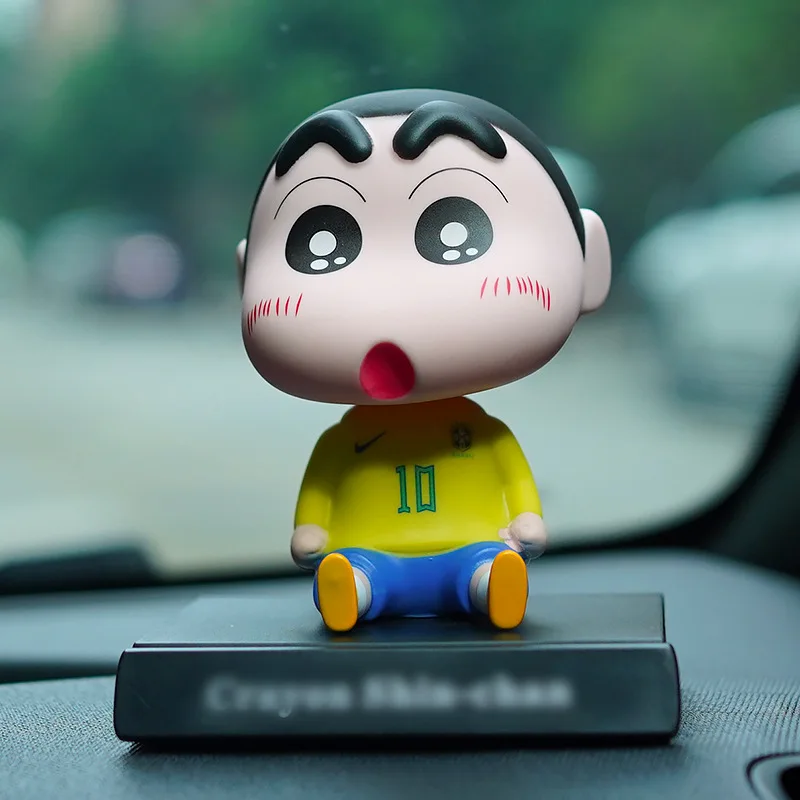 11cm Crayon Shin-Chan Bobblehead Doll Creative Car Ornaments Player Xiaoxin Cartoon Car Decoration Anime Figures Model Toys Gift