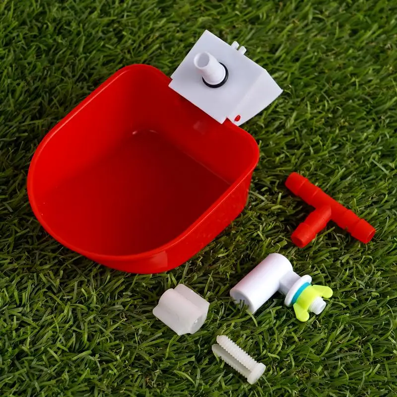 5 قطعة التلقائي الدجاج بطة وعاء للشرب أوزة بطة الدجاج شرب كوب سقي مزرعة تركيا السمان الدواجن أطباق مياه الشرب #3