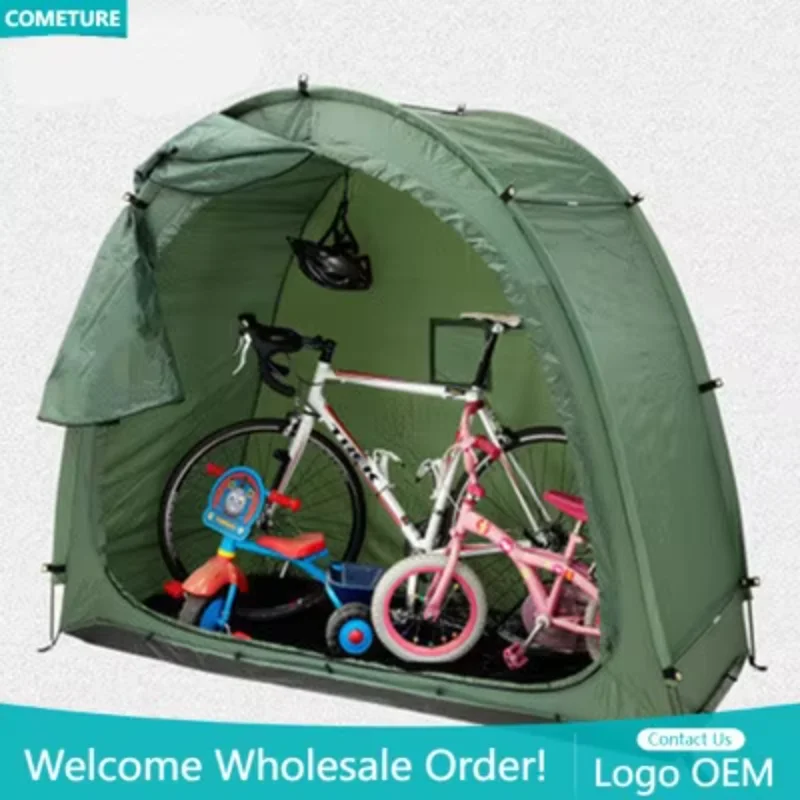 

Bike Storage Tent Shed Foldable Shelter Outdoors Fishing Camping Picnic Hiking One Window Designed For Bikes