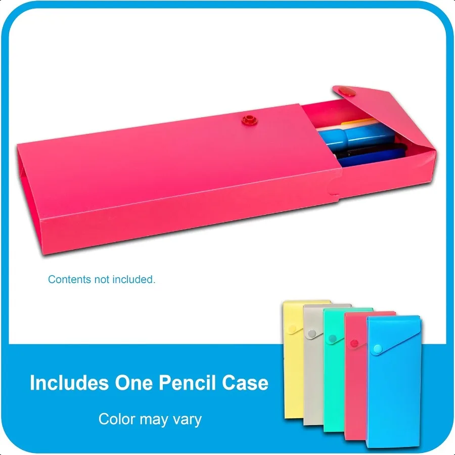 Slider Pencil Case Poly 1 Pencil Case Color May Vary 05600