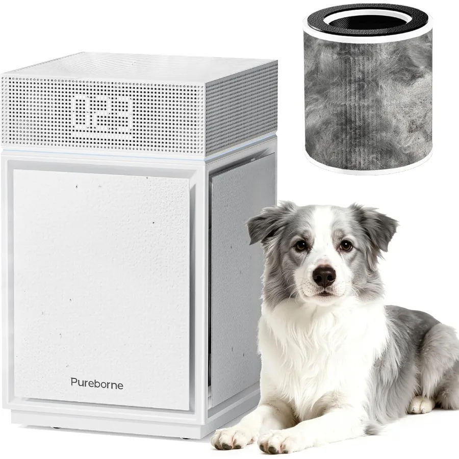 

Air Purifiers for Home Large Room Bedroom up to 3600 Sq Ft PM 2.5 Display Air Quality Sensor True HEPA Air Filter for Fur Odor
