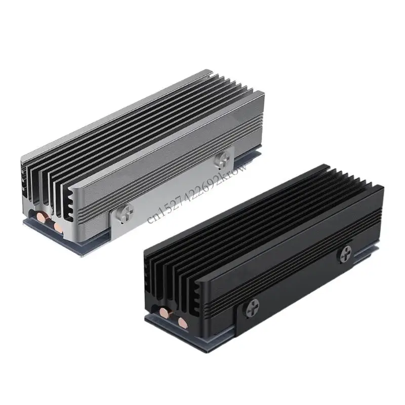 

M.2 SSD NVMe Heat Sink Aluminum M.2 2280 Solid Hard Disk Heatsink Gaskets with Silicone Thermal Pad PC Accessories